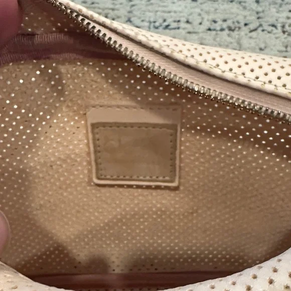Clare V Blush Perforated Crossbody Bag - Picture 7 of 9